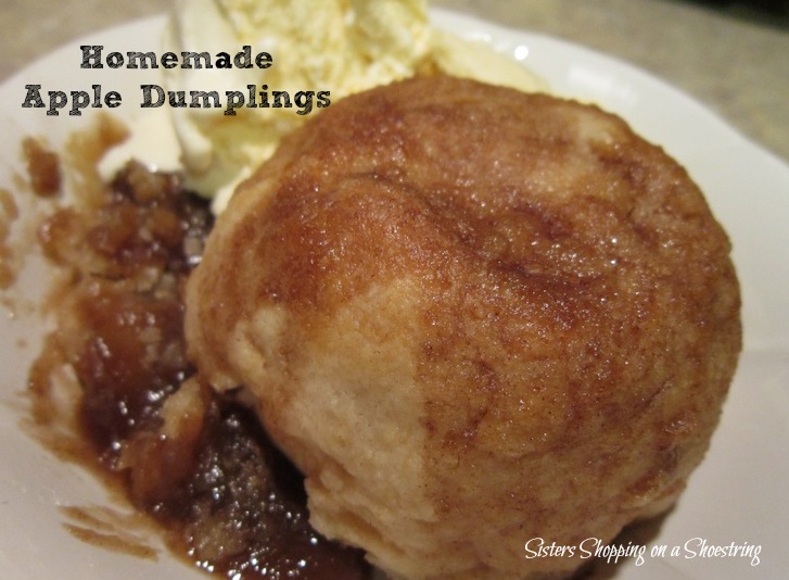 apple dumpling recipe, homemade apple dumplings