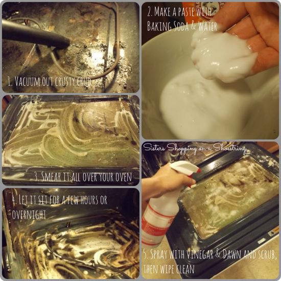 How to Clean an Oven Collage